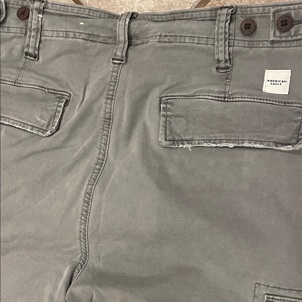 American Eagle Outfitters Men's Cargo Pants in Gray - Picture 10 of 14